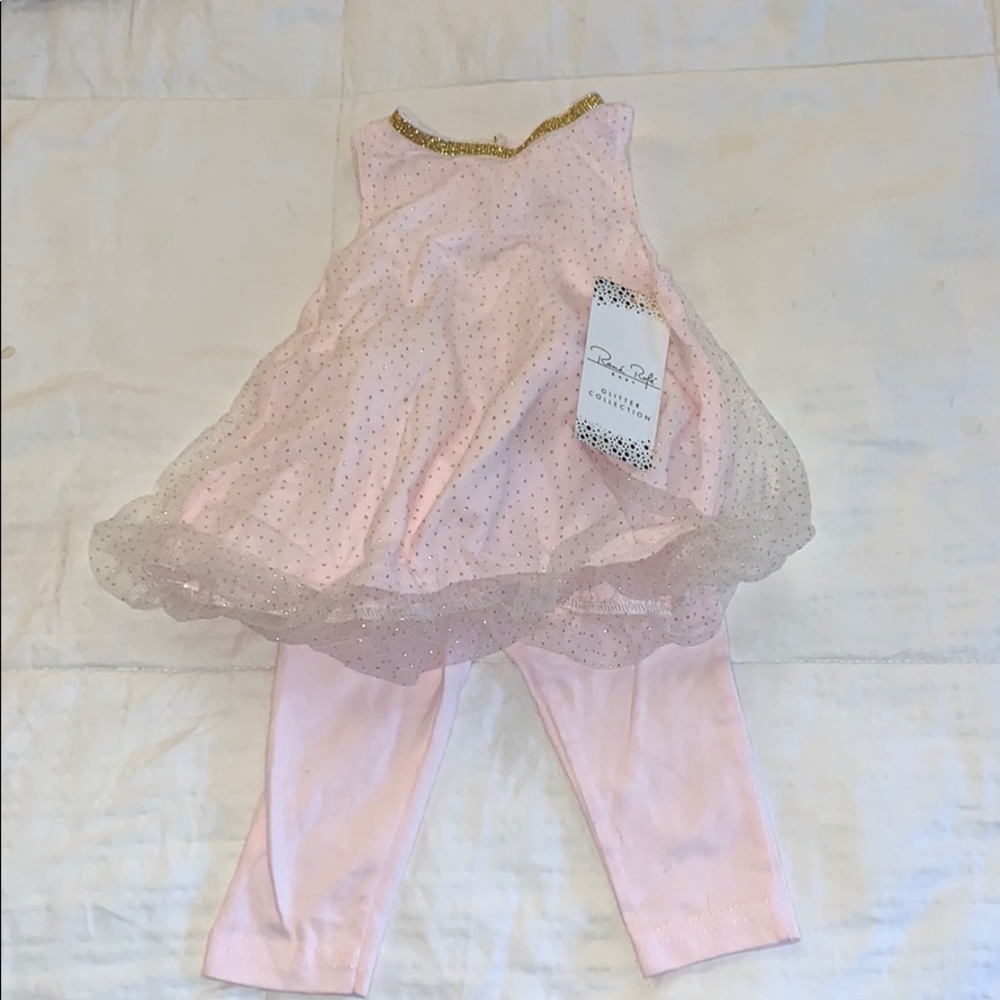 Baby Girl leggings and dress tank